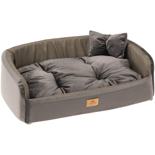 Bed with cushion for dogs and cats, Harris 80cm