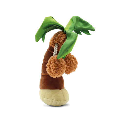 Palmera tropical de peluche para perros