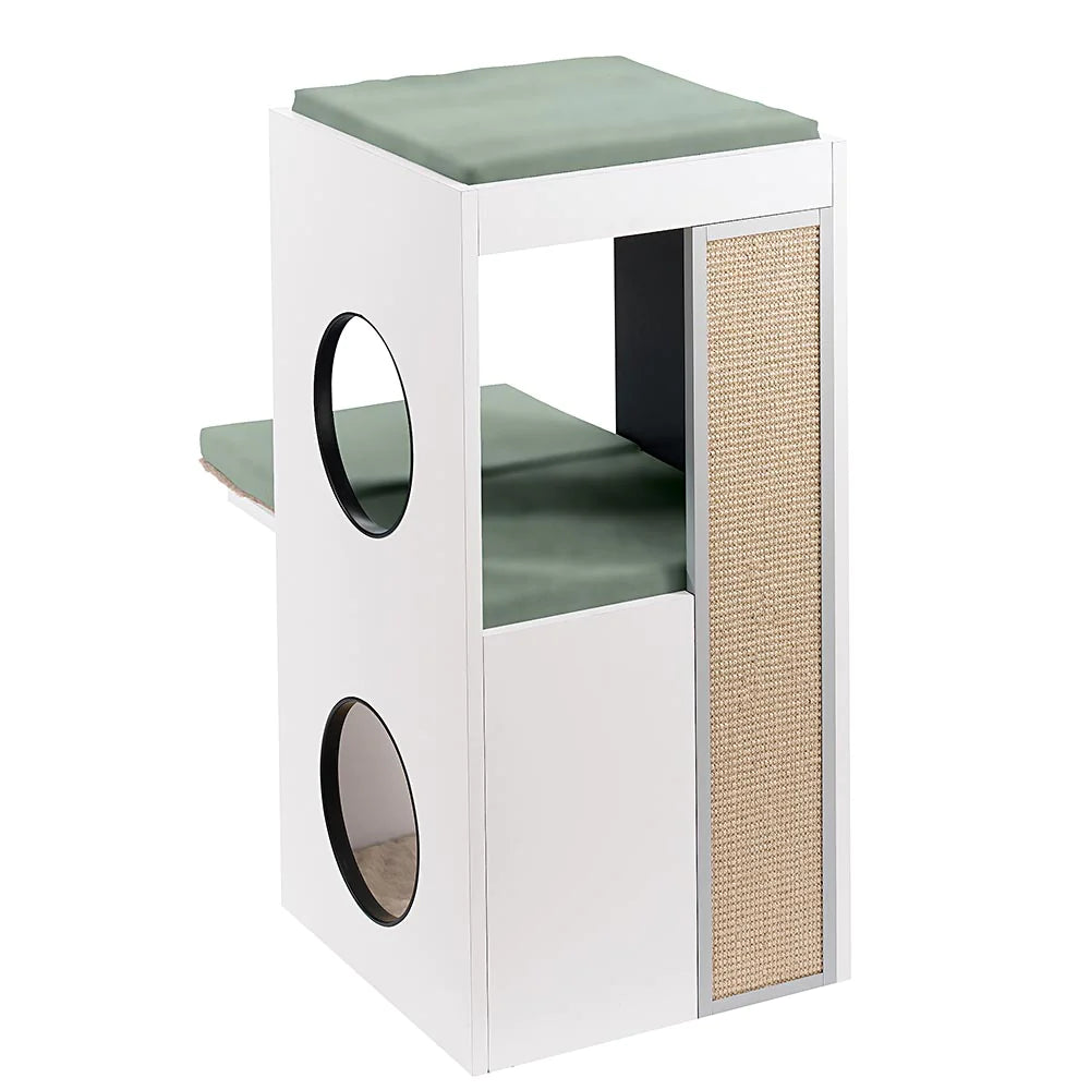 TREE WHITE cat scratching post