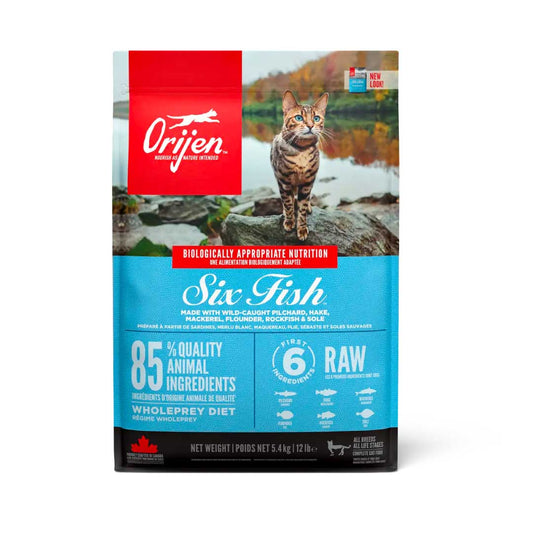PIENSO PARA GATOS ORIJEN FELINE ADULT 6 PESCADOS